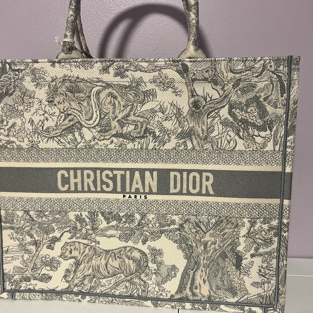 Christian Large Dior Book Tote